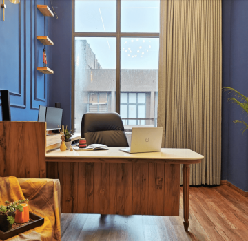 Office interior design project Pune by Itakshii Design